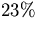 $23\%$