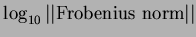 $\log_{10} \vert\vert\textrm{Frobenius norm}\vert\vert$