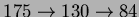 $255 \rightarrow 207 \rightarrow 65$