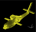 Apache Helicopter inviscid grid