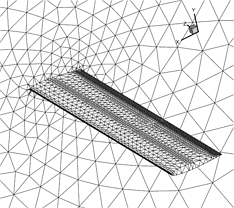 NACA 0012 wing inviscid grid